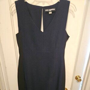 Karl Lagerfeld sheath black dress